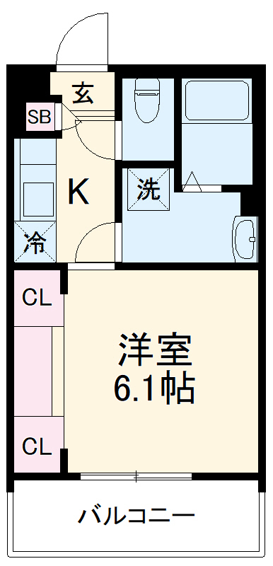 リブリ・砂田橋の間取り