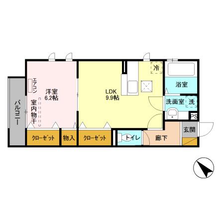 J-roomの間取り
