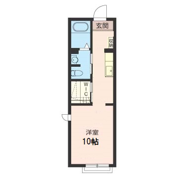 コナ・ヴィレッジＥの間取り