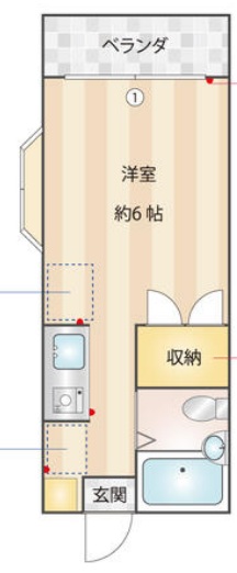 エスハイツⅠの間取り