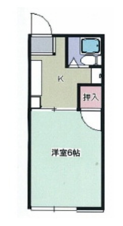 栗田ハイツの間取り