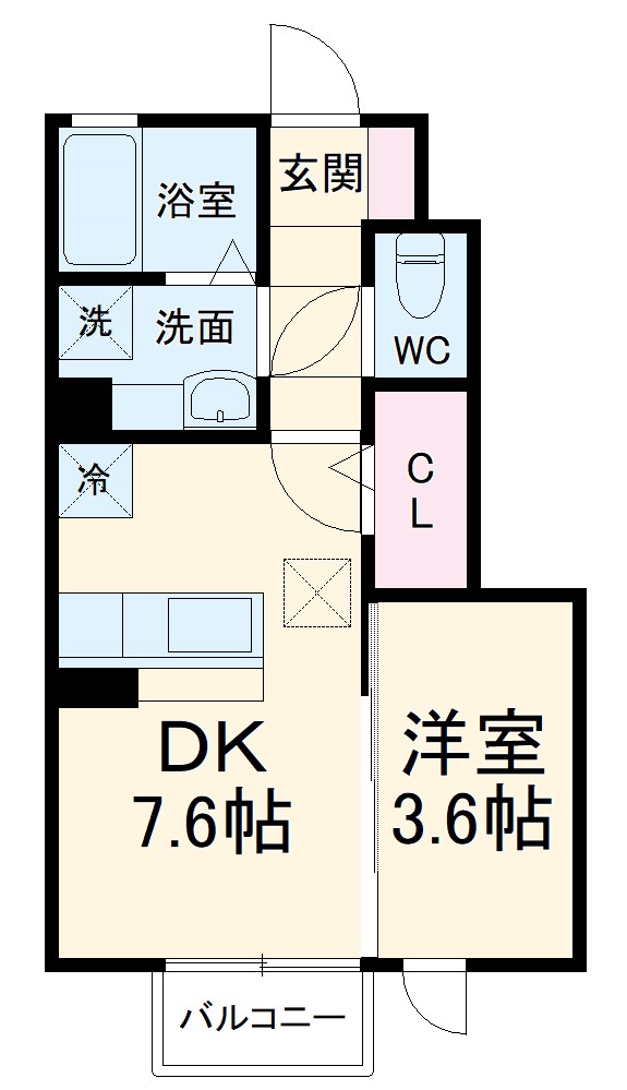 サンカーズ Ⅱの間取り
