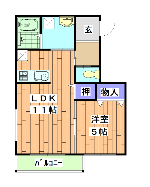 スピカ西京極の間取り