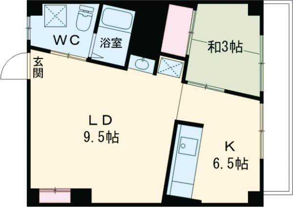 ロイヤルコート嵯峨の間取り