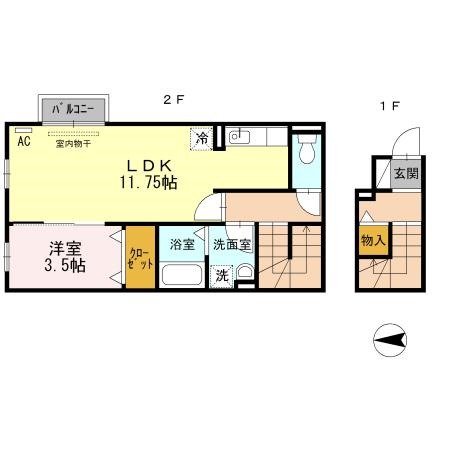 サンモール高畑の間取り