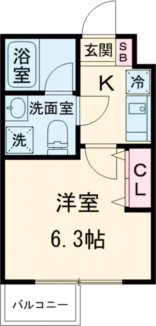ヒルサイド二子玉川の間取り