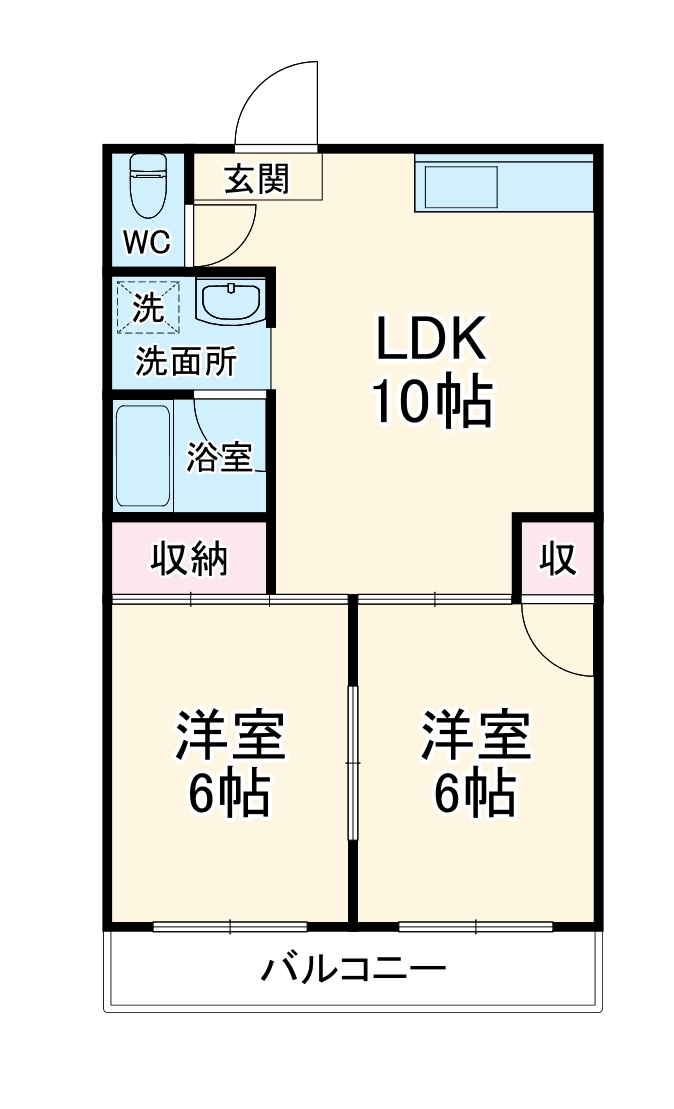 サンロード戸﨑の間取り
