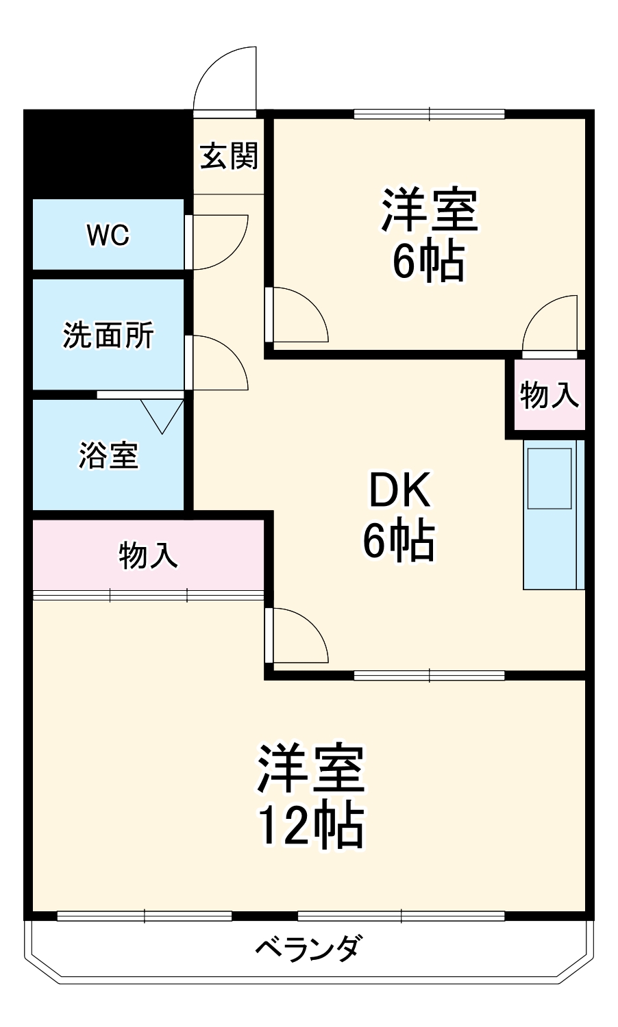 レジデンス岸野Ⅰの間取り