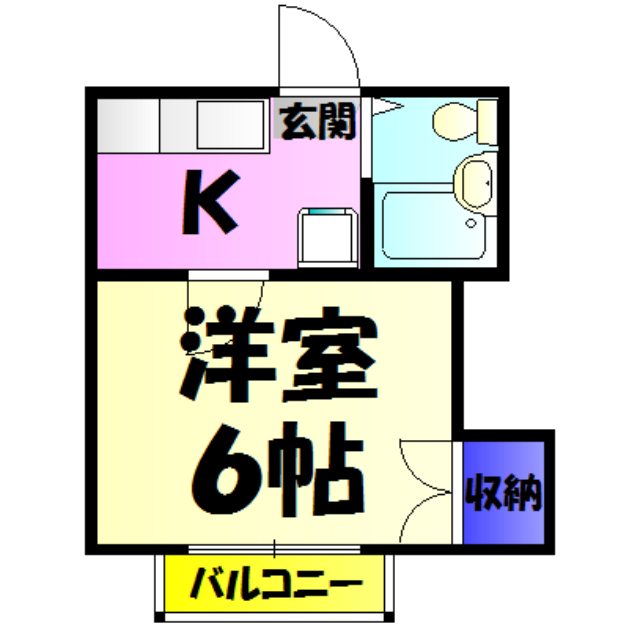 サンヴィレッジ稲毛の間取り