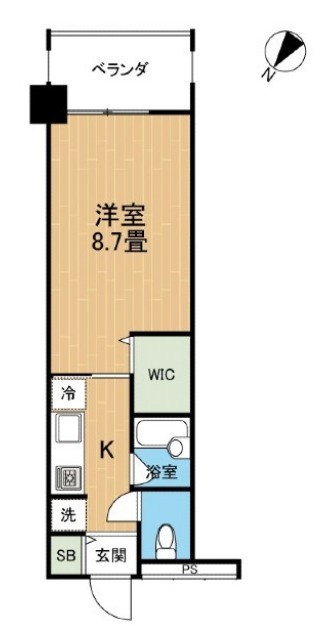 ディアコートHY1の間取り