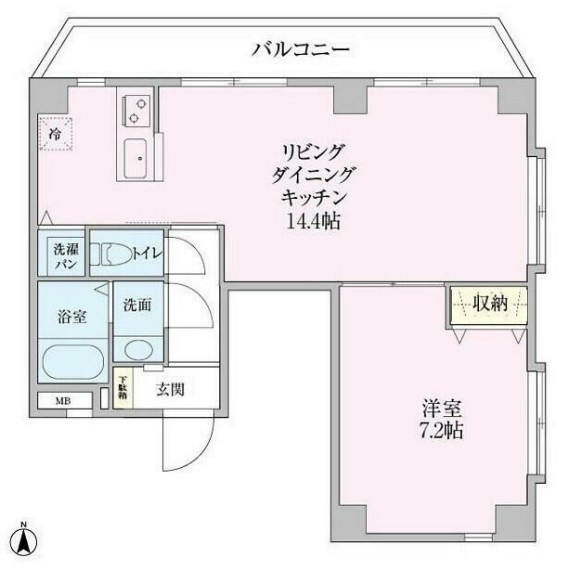 リンクフィールド中野の間取り