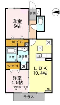 レユシール イコウの間取り