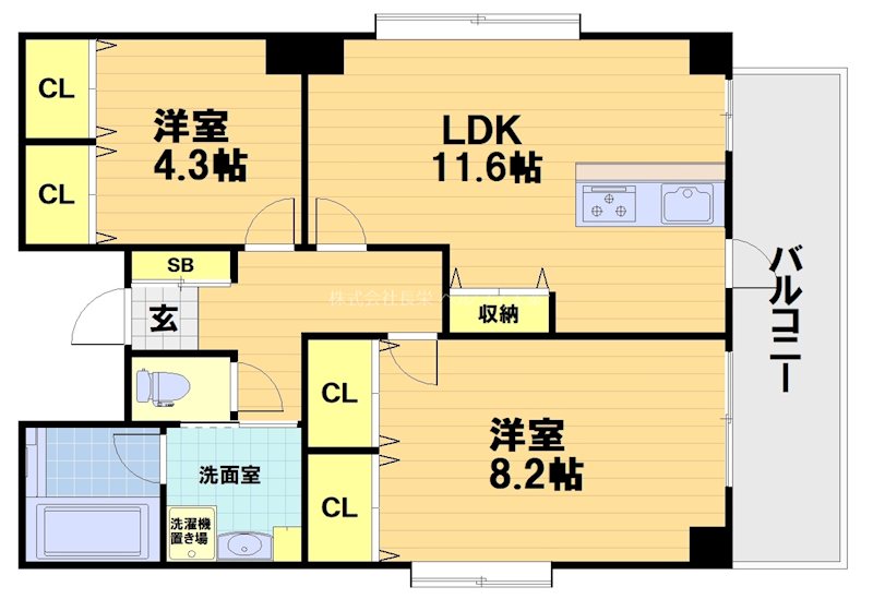 フォレストコートの間取り