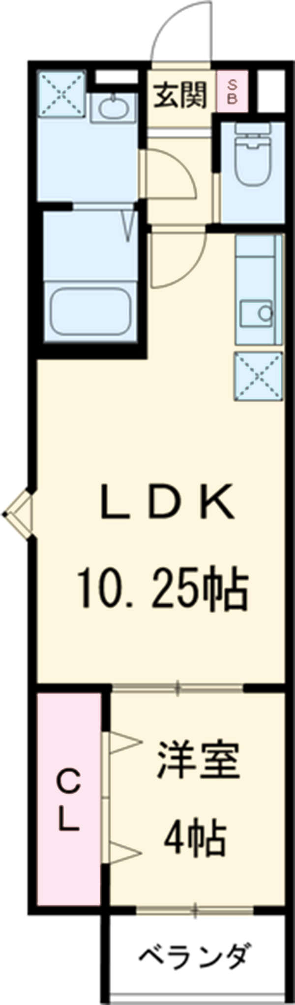 レオス四条西院の間取り