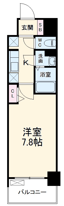 ファスティーナ志賀本通の間取り