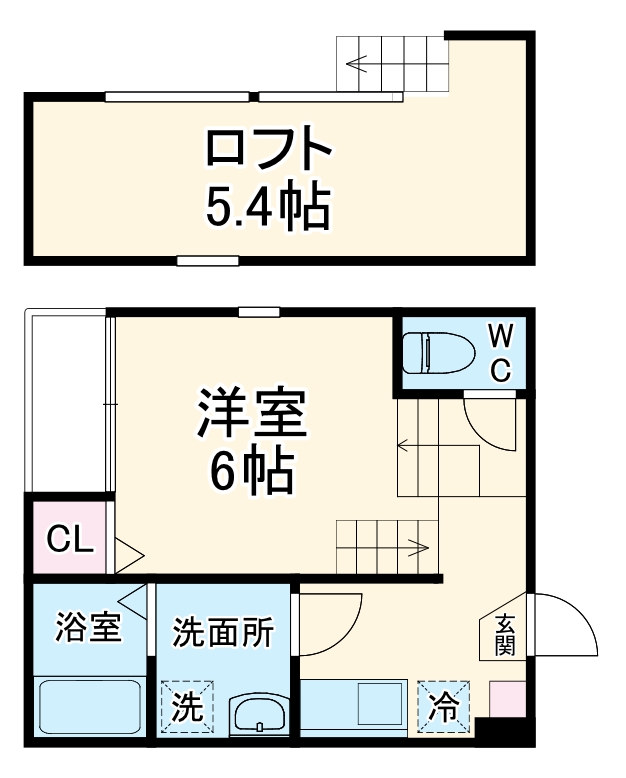 ハーモニーテラス志賀町Ⅳの間取り