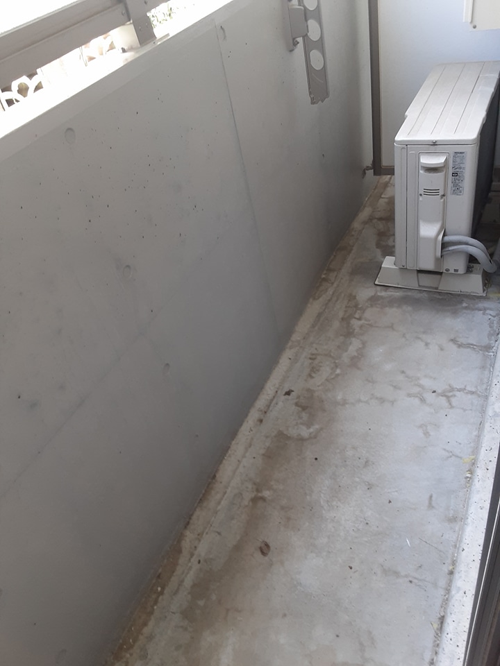 12/27 バルコニー