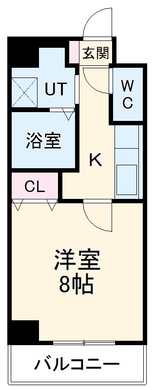 エストゥルースプラスノース名古屋の間取り