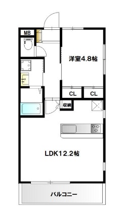 パティオⅥの間取り