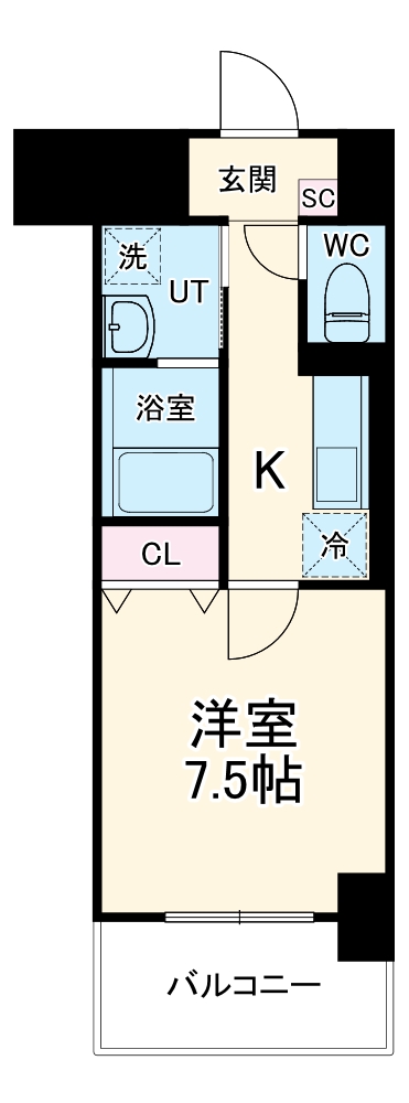 ラルーチェ泉の間取り