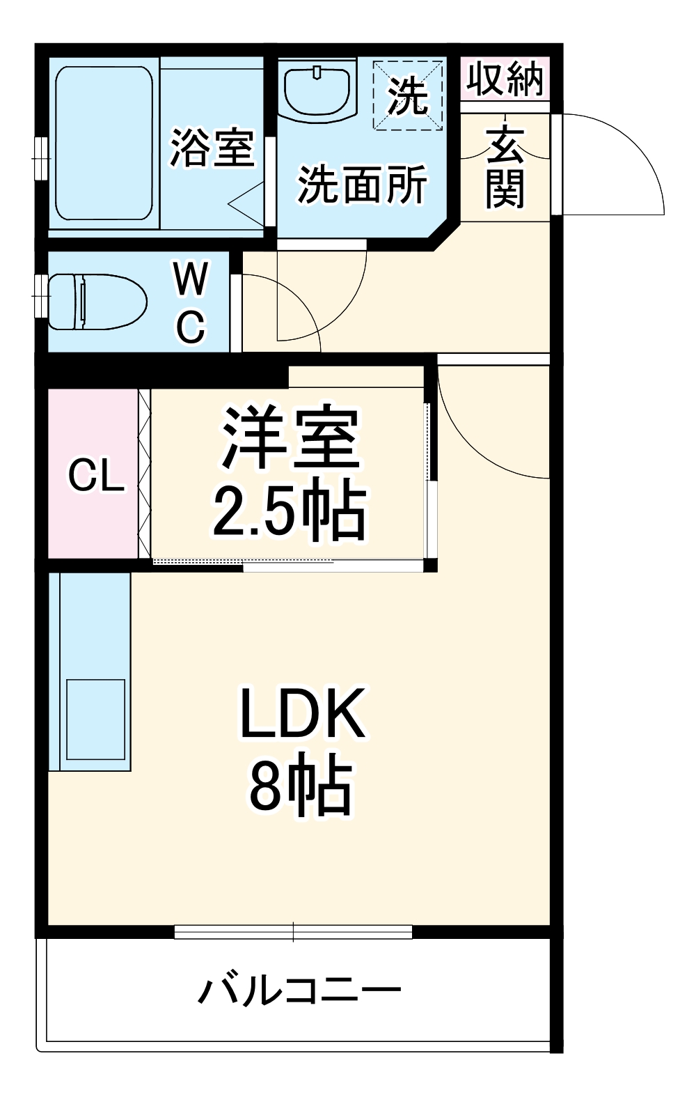 アルビレオの間取り