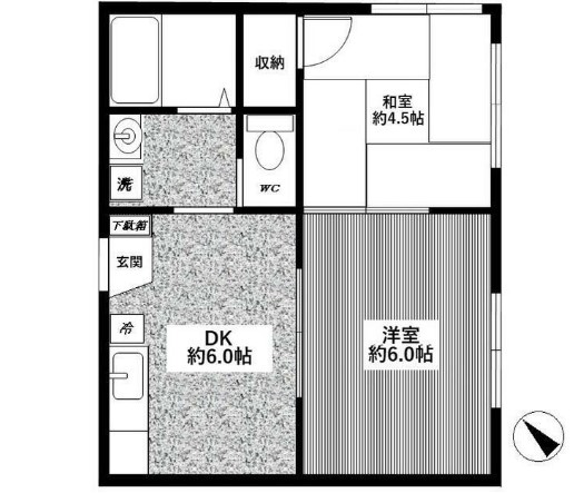 エバーグリーンの間取り