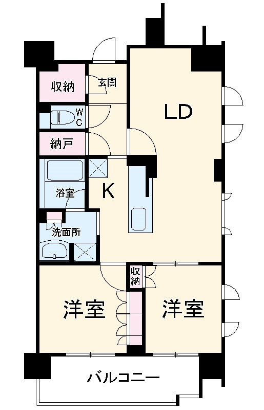 ジュネス清水の間取り