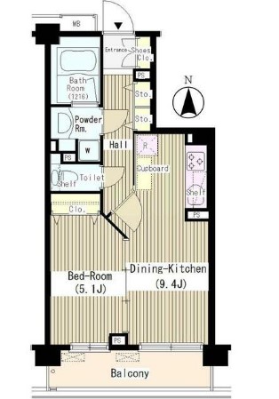 クラッサ中野の間取り
