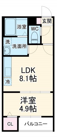 アークティカ上飯田の間取り