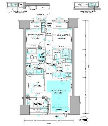 ディームス方南町の間取り