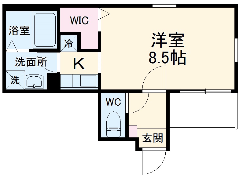 Cherim志賀本通の間取り