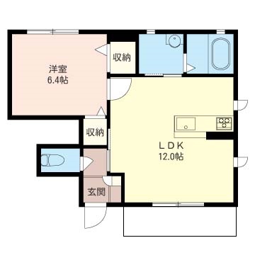ラティールDの間取り