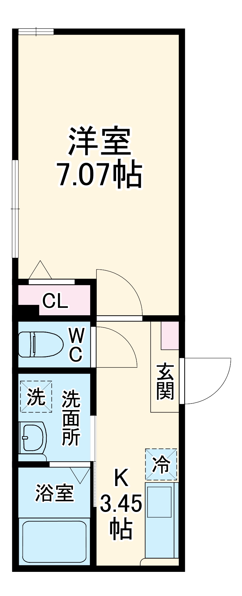 アージュドール新検見川の間取り