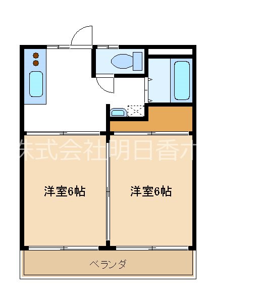 第二加藤ハイツの間取り