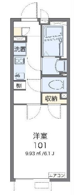 クレイノ高円寺の間取り