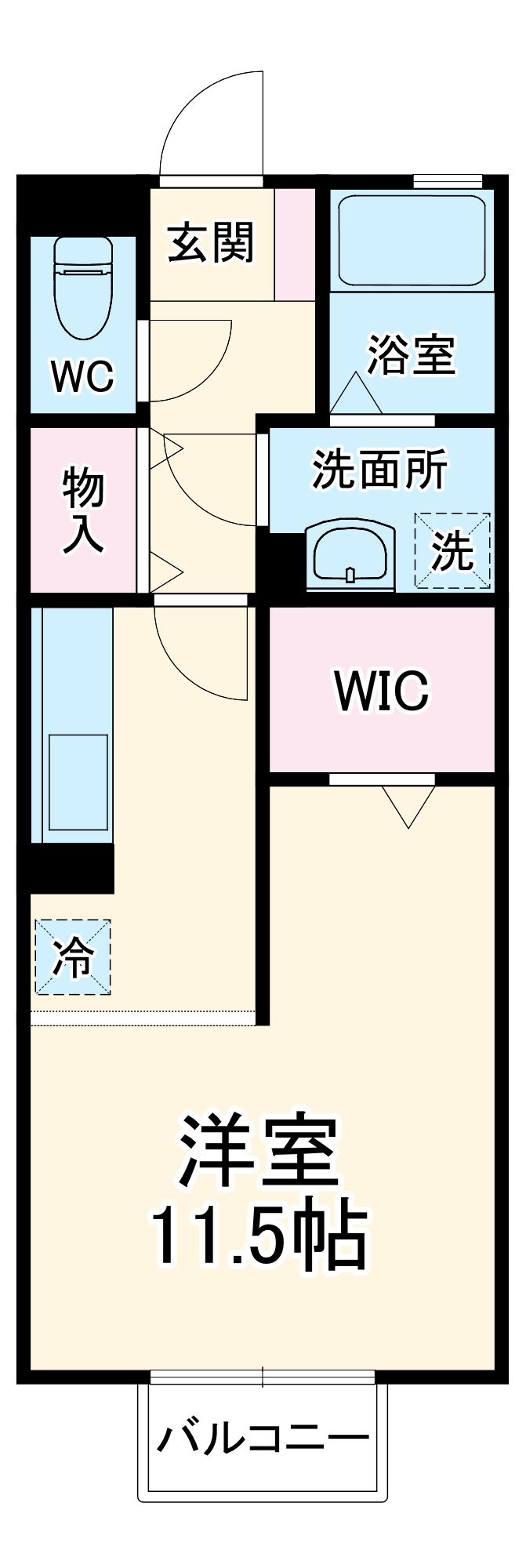 ラ フォーレ幸心 Aの間取り