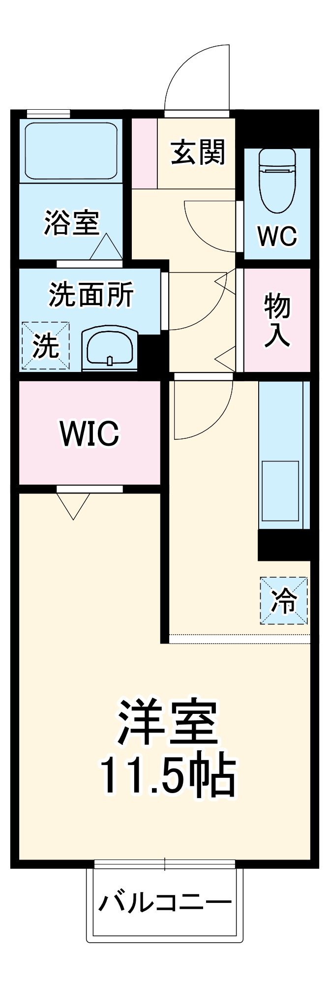 ラ フォーレ幸心 Aの間取り