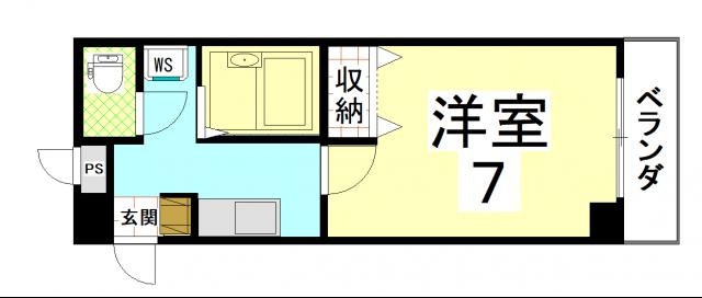 デプレ北野の間取り