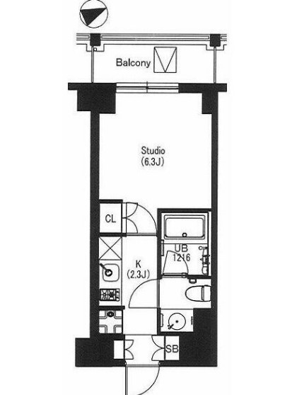エスティメゾン中野の間取り