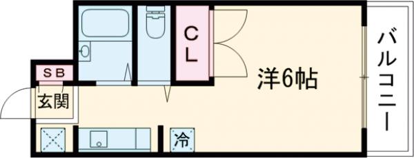 パラドール円町の間取り