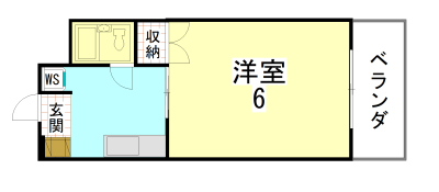 ハイツ北野の間取り