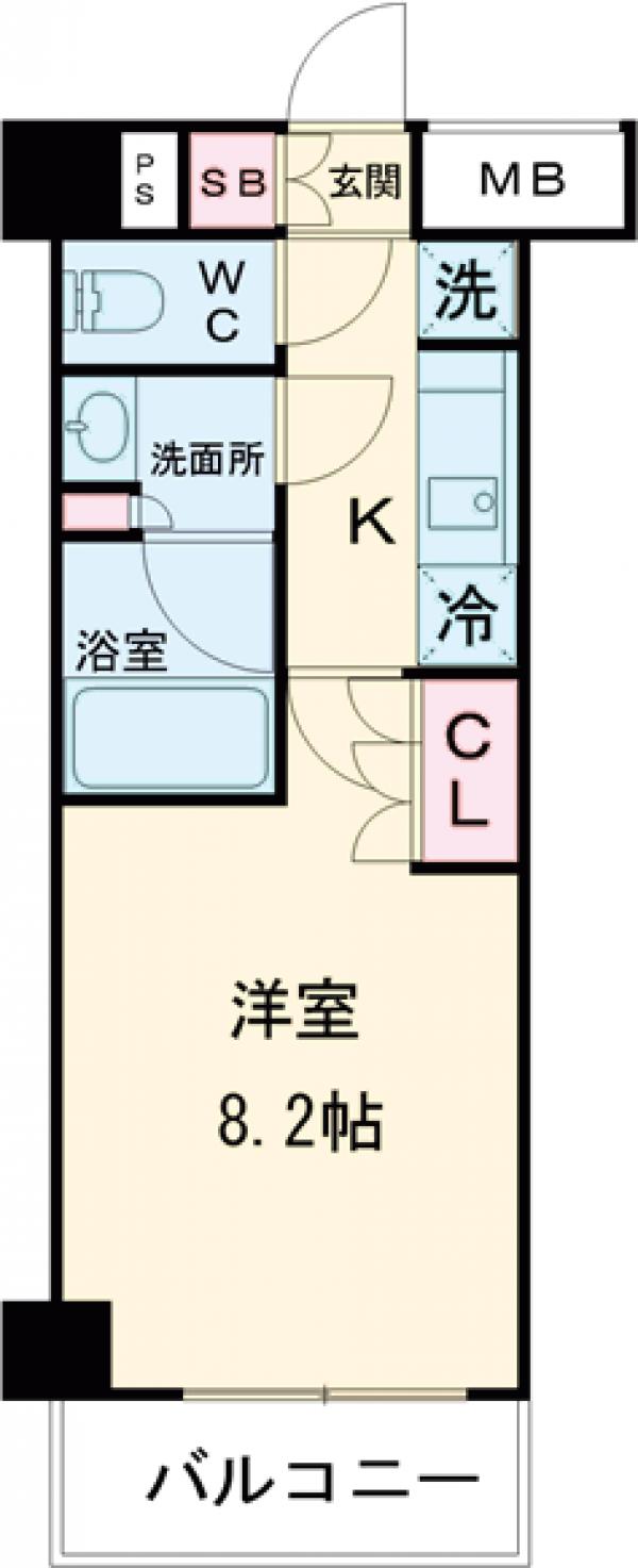 ルフォンプログレ中野富士見町の間取り