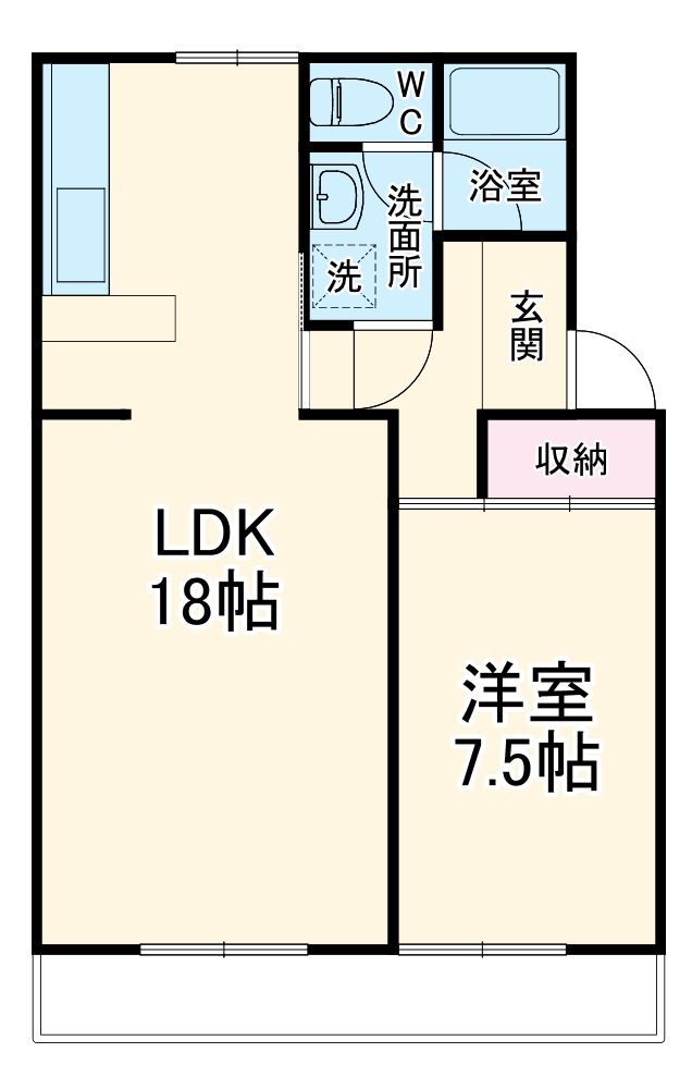 マンションカメリアⅠの間取り