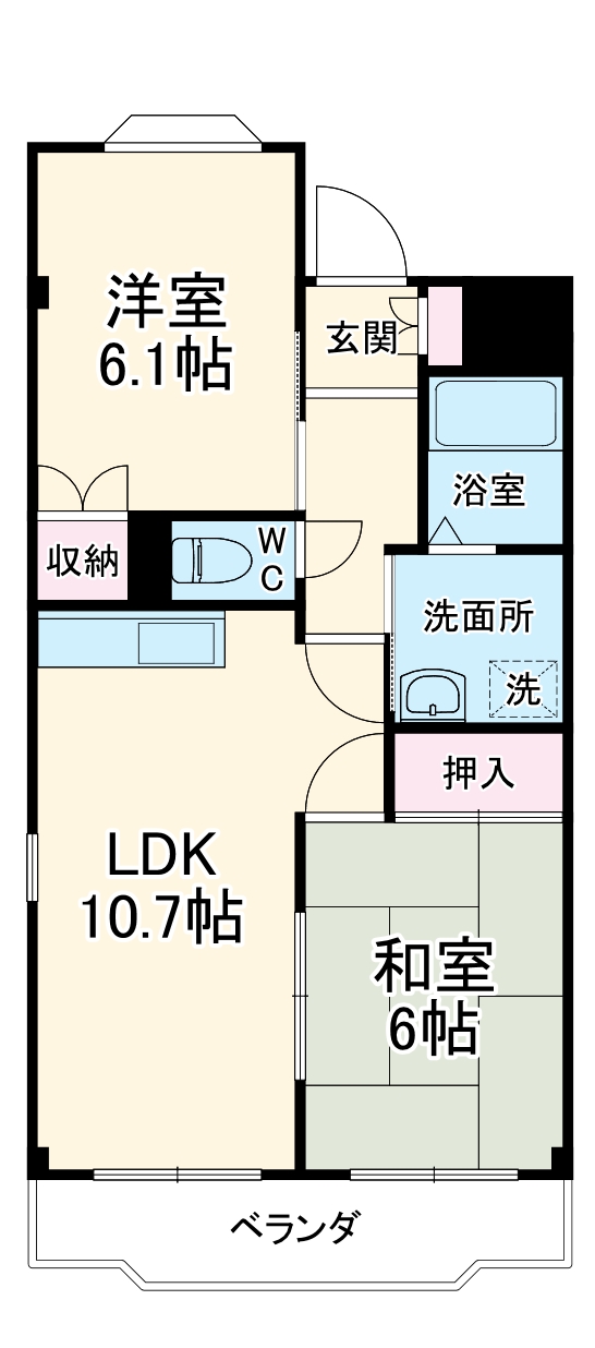 ナンポートの間取り