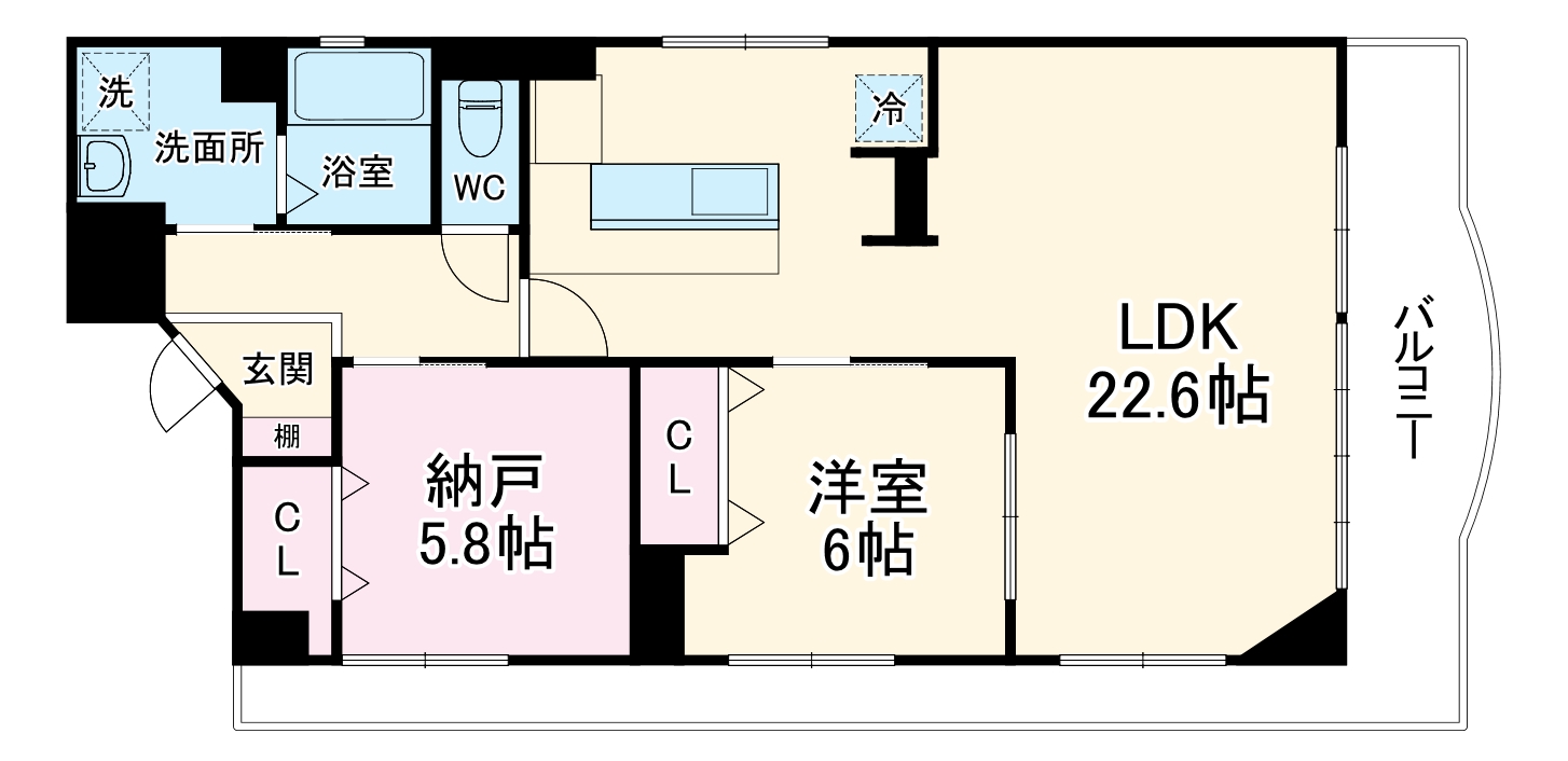 サンハイツヒロの間取り