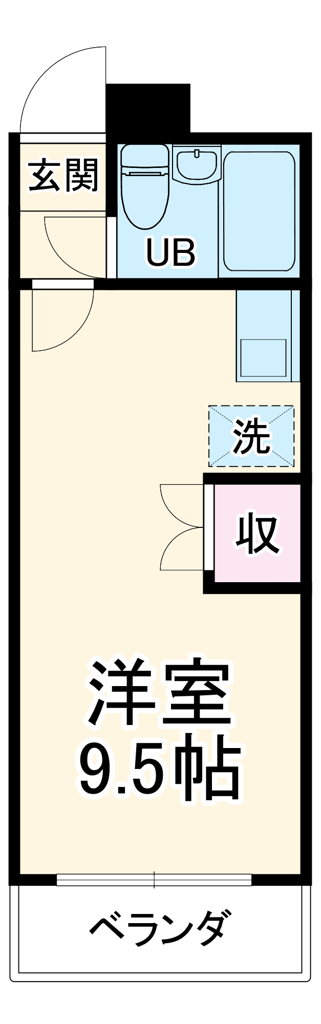 メゾン・ド・スプラッシュの間取り