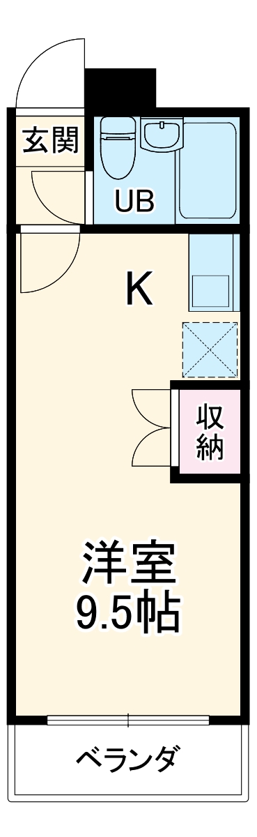 メゾン・ド・スプラッシュの間取り