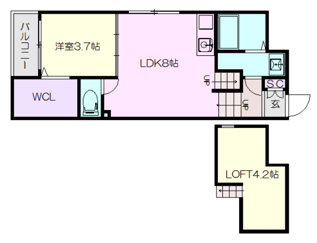 ノースヒルの間取り