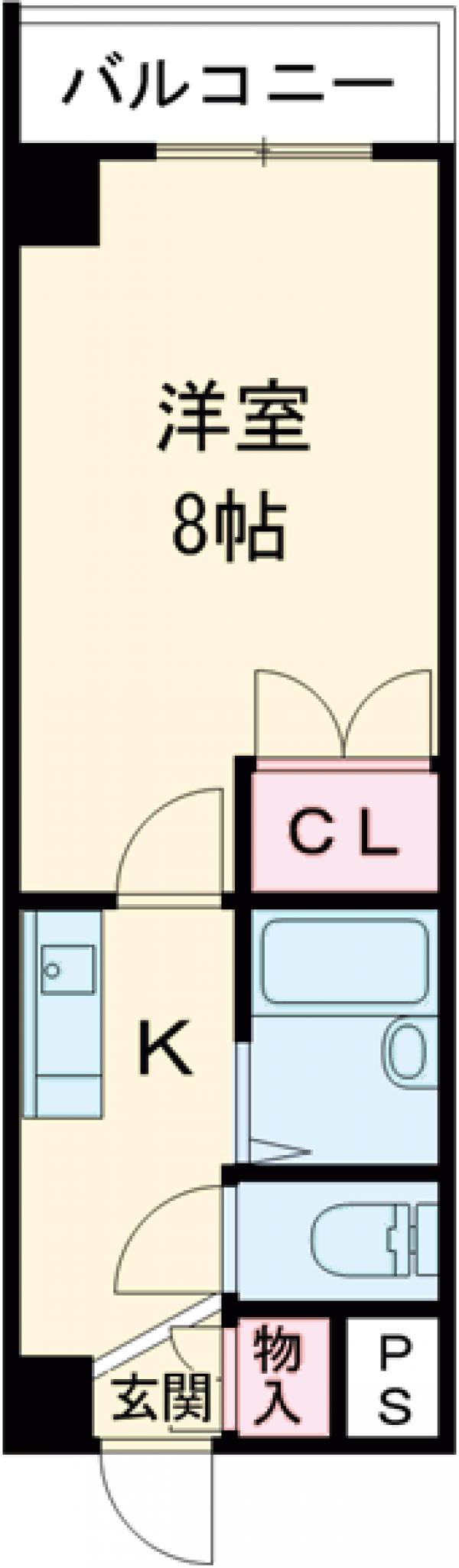 サンリーべ衣笠の間取り