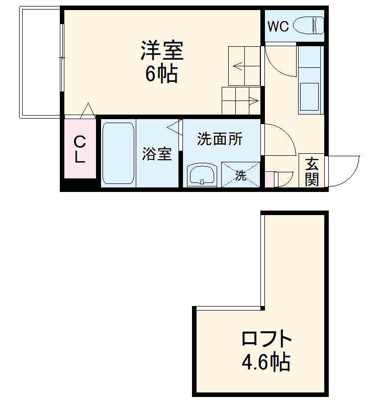 ハーモニーテラス田幡の間取り